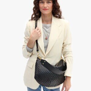 Clare V. Moyen Messenger Black Zig Zag